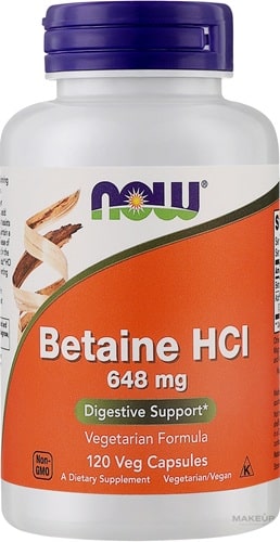 NOW Foods Betaïne HCl